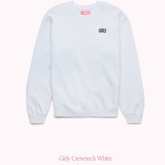 Girly White Crewneck - Picture 1 of 1
